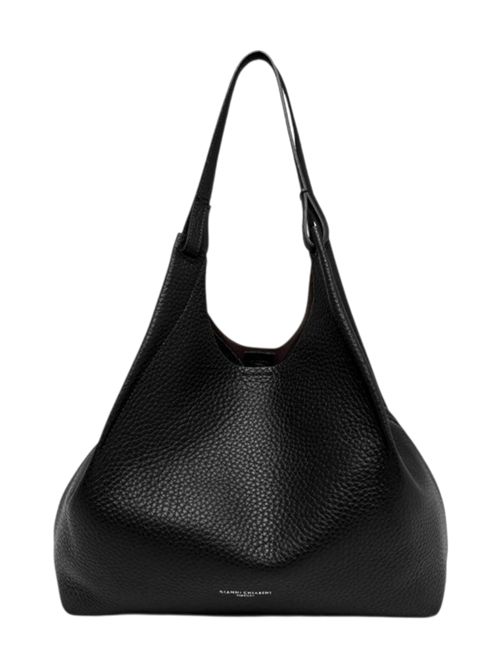 borsa donna dua grande in pelle nero Gianni Chiarini | BS9720RNGDBLNERO-CASTORO